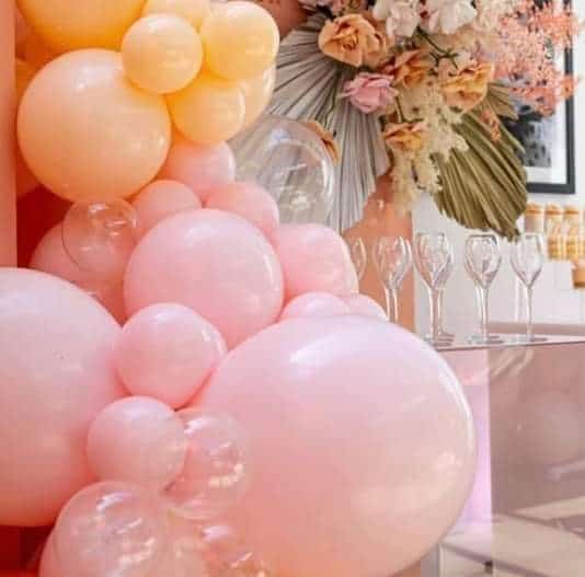 Party Backdrop Rentals Flower Arrangements