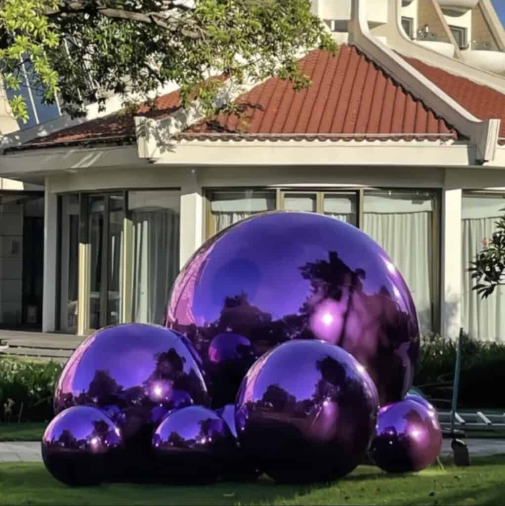 organic balloon garlands