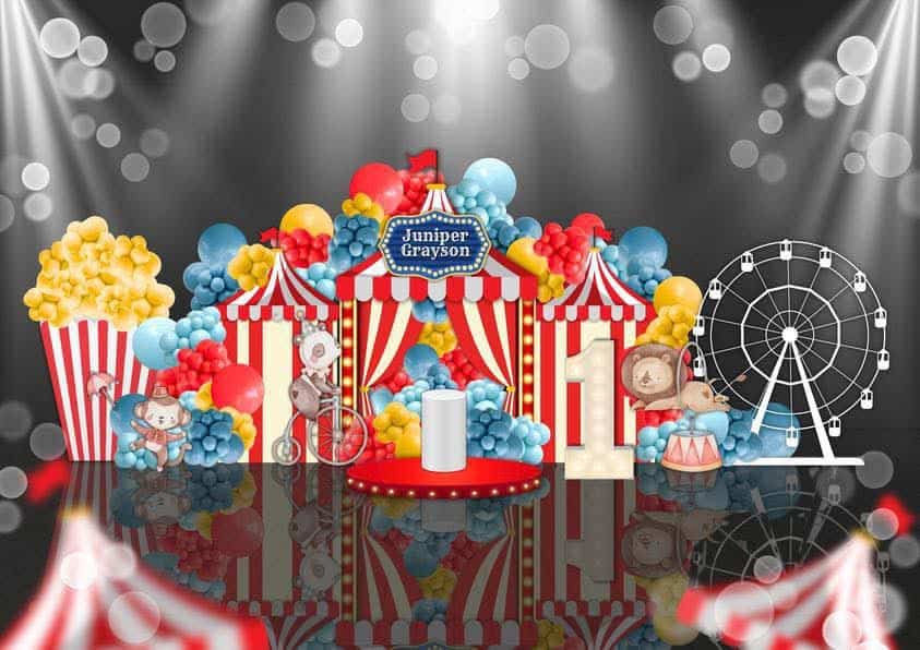 kids birthday Balloon Arch Atlanta