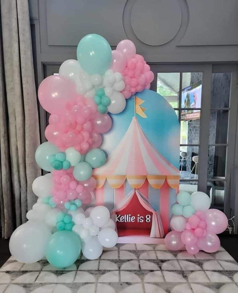 birthday balloon decor in Atlanta