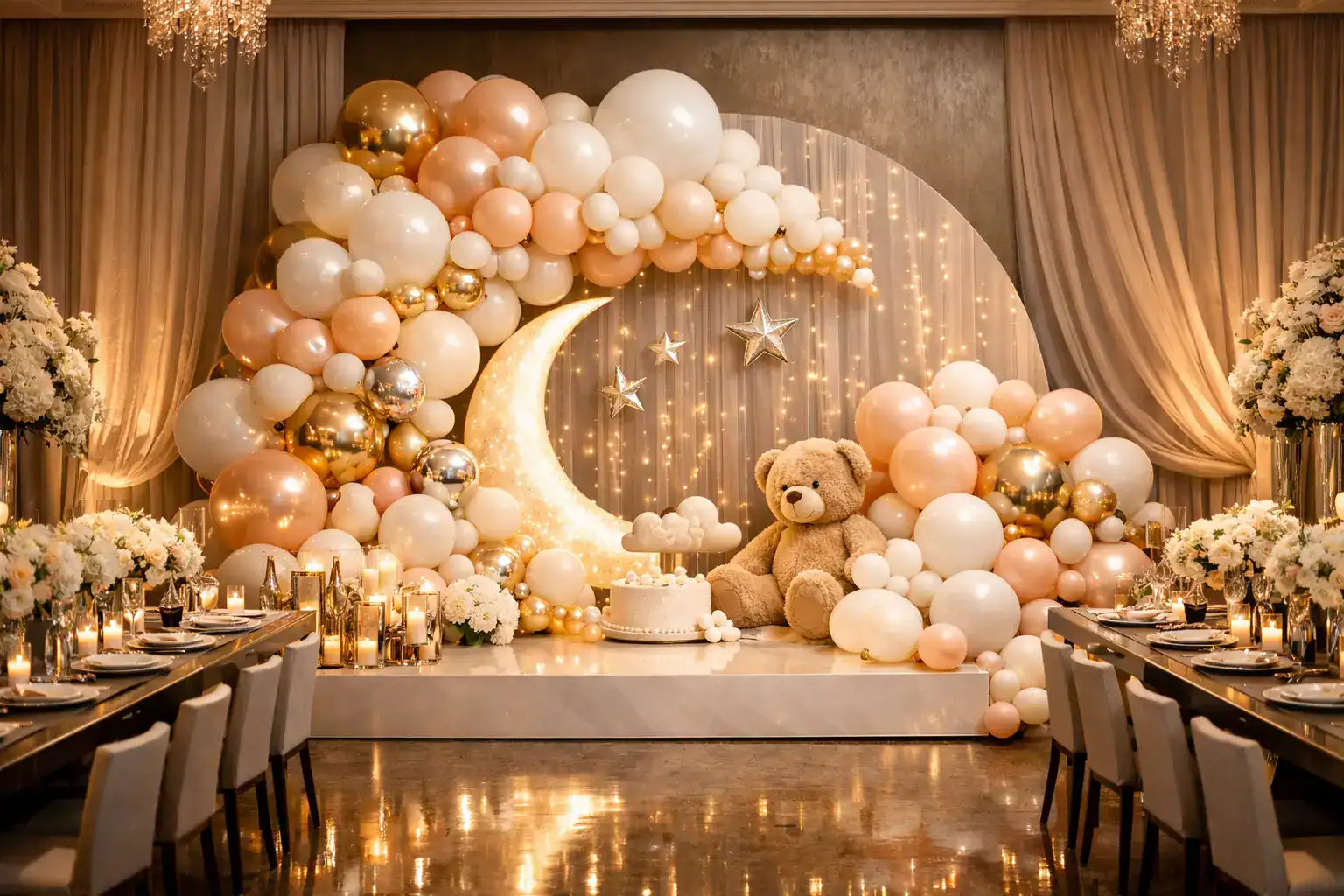 First Birthday Balloon Decor That Wows