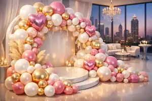 Luxury Balloon Garland Atlanta Events Love