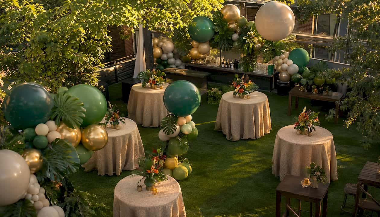 Why Latex Balloons Are Used for Events in Atlanta: A 2026 Guide Eco-friendly latex balloon decor in upscale Atlanta venue