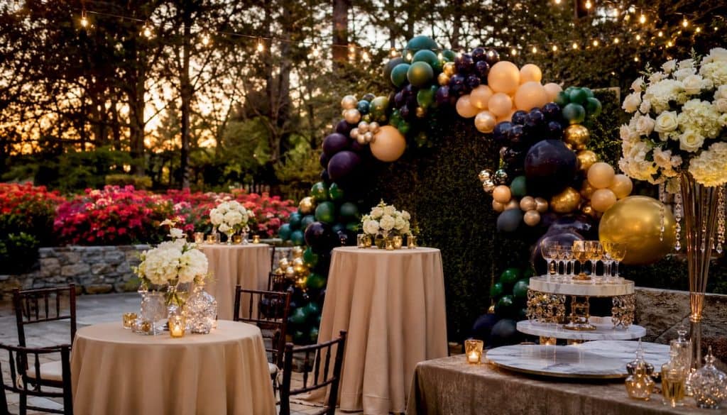 Elegant Birthday Party Decor Explained: Your 2026 Style Guide 9 Elegant decorated birthday party venue outdoors Atlanta