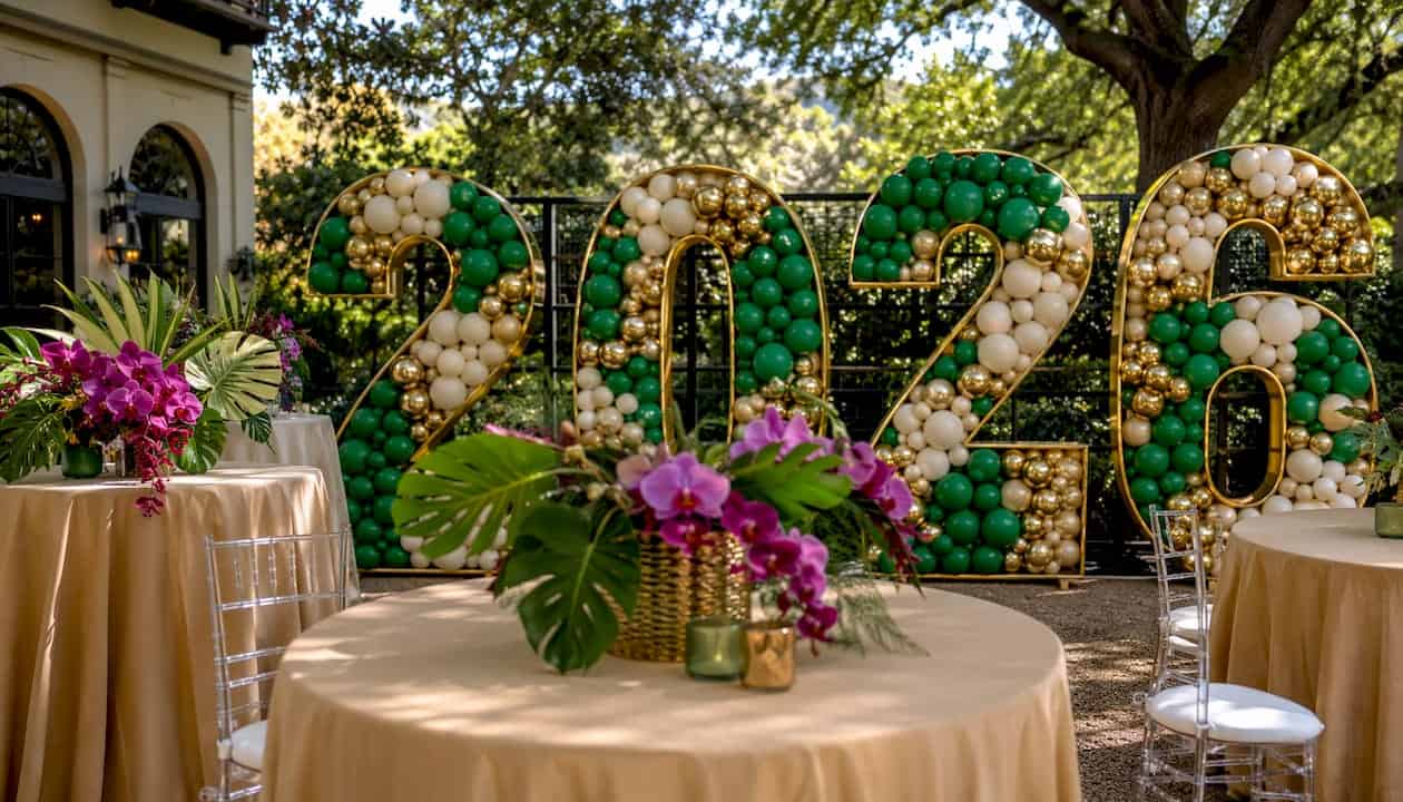 Design Stories 77 Balloon mosaic in luxury Atlanta event setting