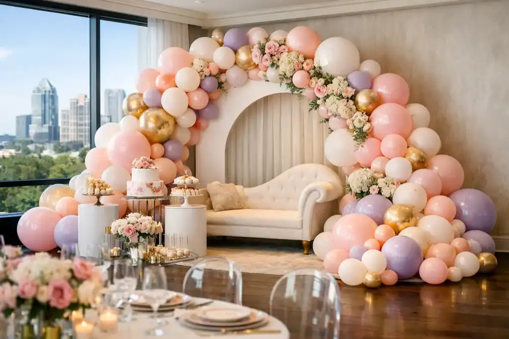 A Buckhead Baby Shower Backdrop That Pops 2 A Buckhead Baby Shower Backdrop That Pops