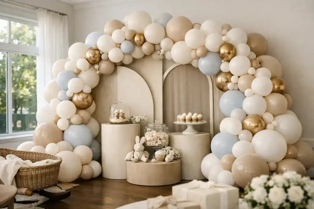 Decatur Baby Reveal Balloon Styling Ideas 4 Decatur Baby Reveal Balloon Styling Ideas