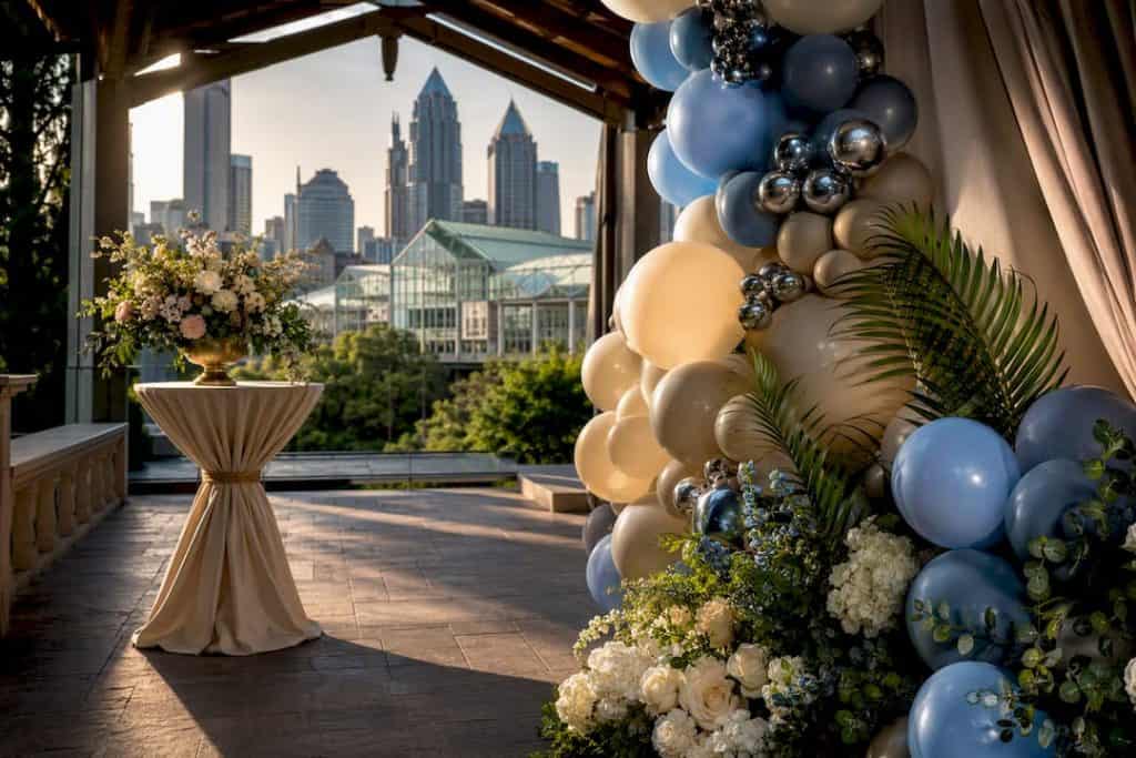 Planners' 2026 Event Entrance Arch Ideas: Photogenic, Weatherproof in Buckhead, Ga. Decorative 2026 event arch title card