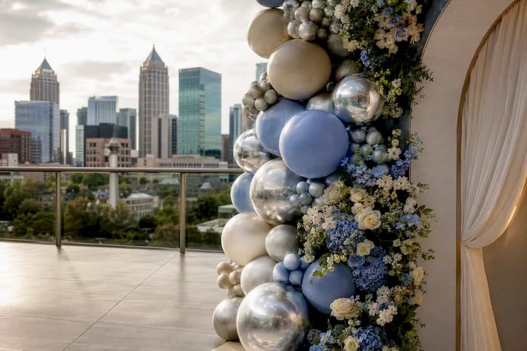 Planners' 2026 Event Entrance Arch Ideas: Photogenic, Weatherproof in Buckhead, Ga. Cropped mixed-media sculptural entrance