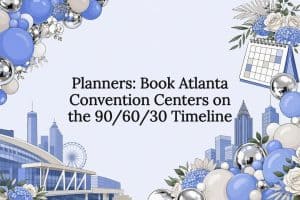 Atlanta convention booking timeline title card