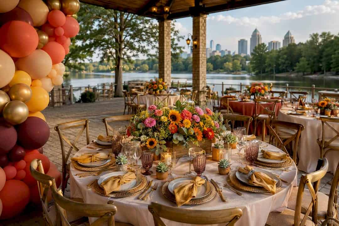 12 Shop Ready Summer Outdoor Party Decor Recipes for Hosts Heat-tolerant flowers in summer tablescape