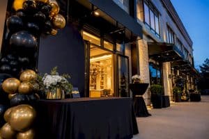 Luxury Atlanta grand opening event décor