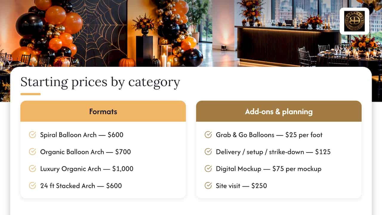 Atlanta Hosts: 10 Halloween Balloon Decor Ideas and CPSC Safety Tips 2 Starting prices for Halloween balloon decor services