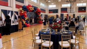 Atlanta school fundraiser with clear exit routes