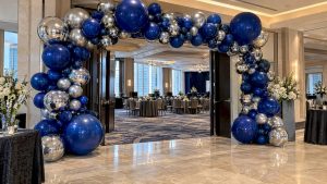 Luxury balloon conference entrance in Atlanta