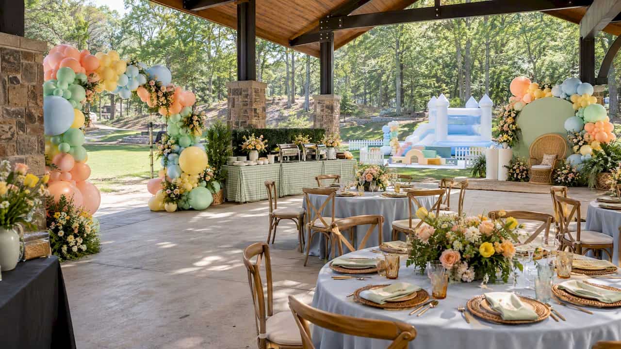 Spring Event Decor Ideas for Atlanta Planners and Hosts 1 Company picnic décor marks guest activity zones