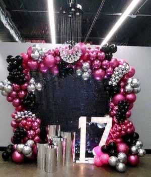 Party Backdrop Rentals CakeTreat-tables