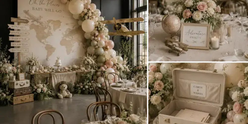 Luxury Travel-Themed Baby Shower