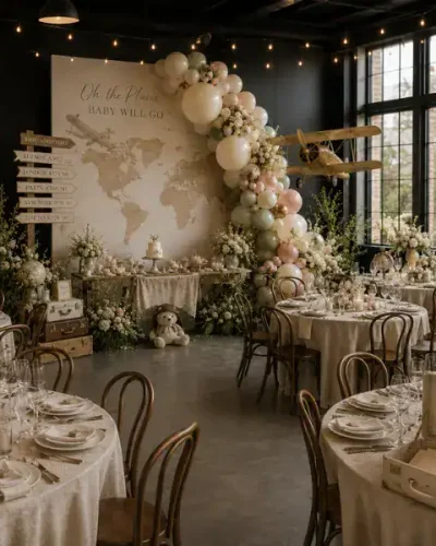 Luxury Travel-Themed Baby Shower -2
