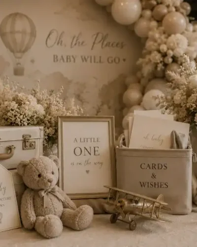 Luxury Travel-Themed Baby Shower -4