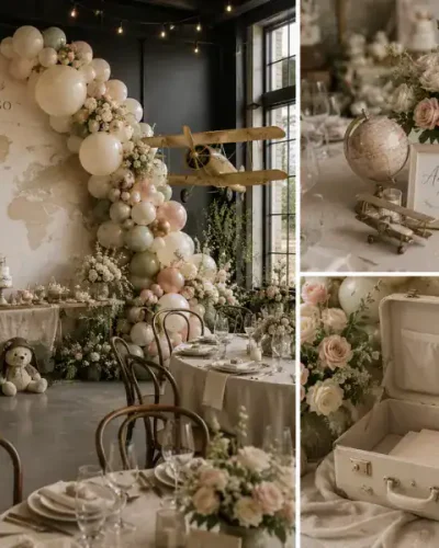 Luxury Travel-Themed Baby Shower
